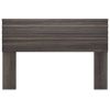 Queen size Farmhouse Headboard in Rustic Grey Wood Finish