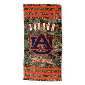 Auburn Penn State Real Tree Stripes Beach Towel