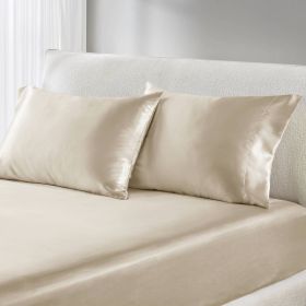 Luxury 2 PC Pillowcases Standard (Color: as Pic)
