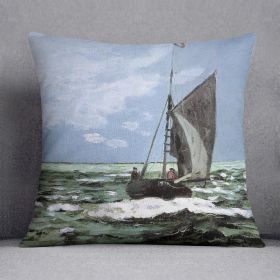 Storm by Monet Cushion (Insert: With Insert, size: 16" X 16")