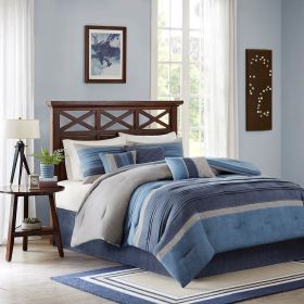 7 Piece Comforter Set (Color: as Pic)